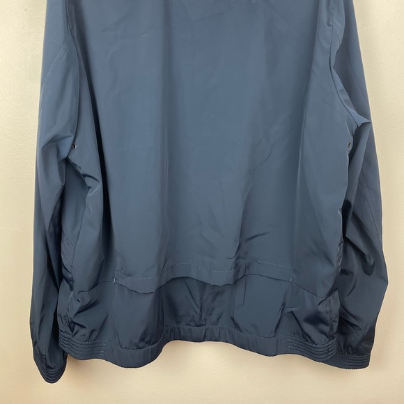 Theory Men’s Scotty Bevan Double Zip Front Jacket Windbreaker Navy Blue XL - Picture 9 of 11